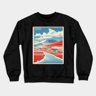 Jeungdo Salt Farm South Korea Travel Tourism Retro Vintage Crewneck Sweatshirt